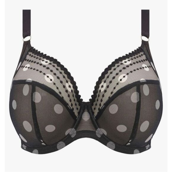 Elomi Other - Elomi NWT Matilda Full Figure Underwire Bra Black Dot 38N